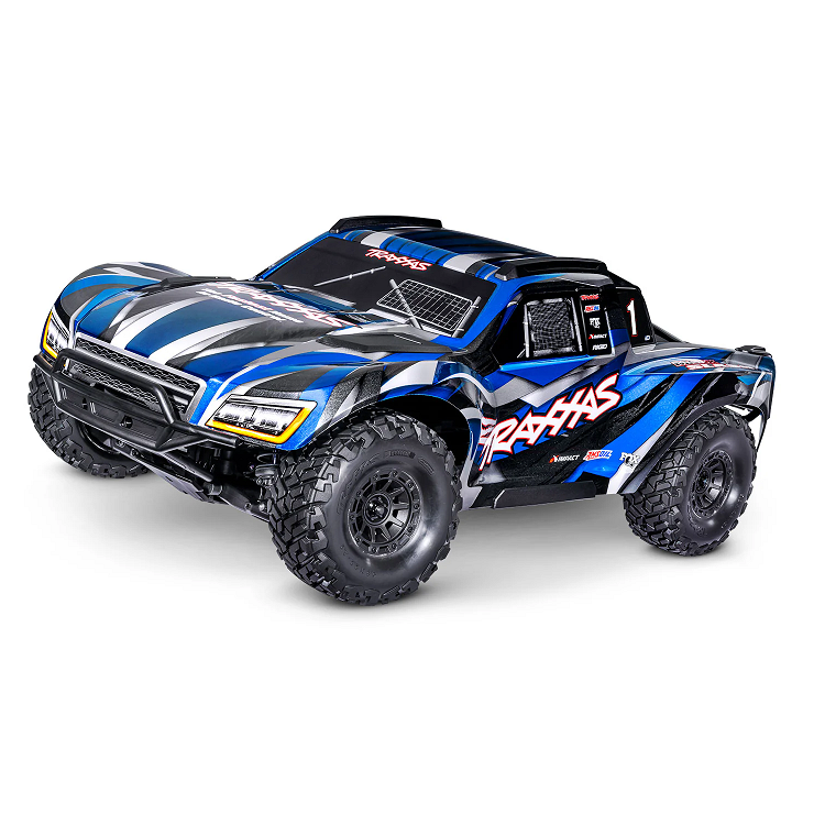 102076-4-MAXXSlash-3QTR-FRONT-BLUE Traxxas - Maxx Slash 6S RTR
