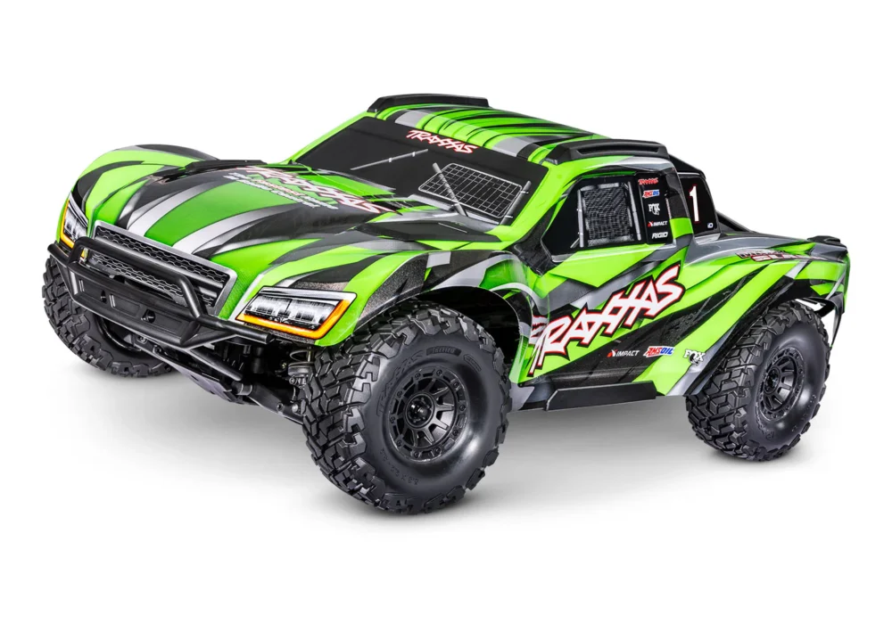 102076-4-MAXXSlash-3QTR-FRONT-GRN Traxxas - Maxx Slash 6S RTR