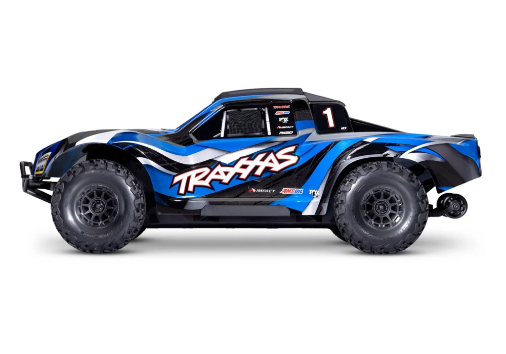 102076-4-MAXXSlash-SIDE-BLUE Traxxas - Maxx Slash 6S RTR