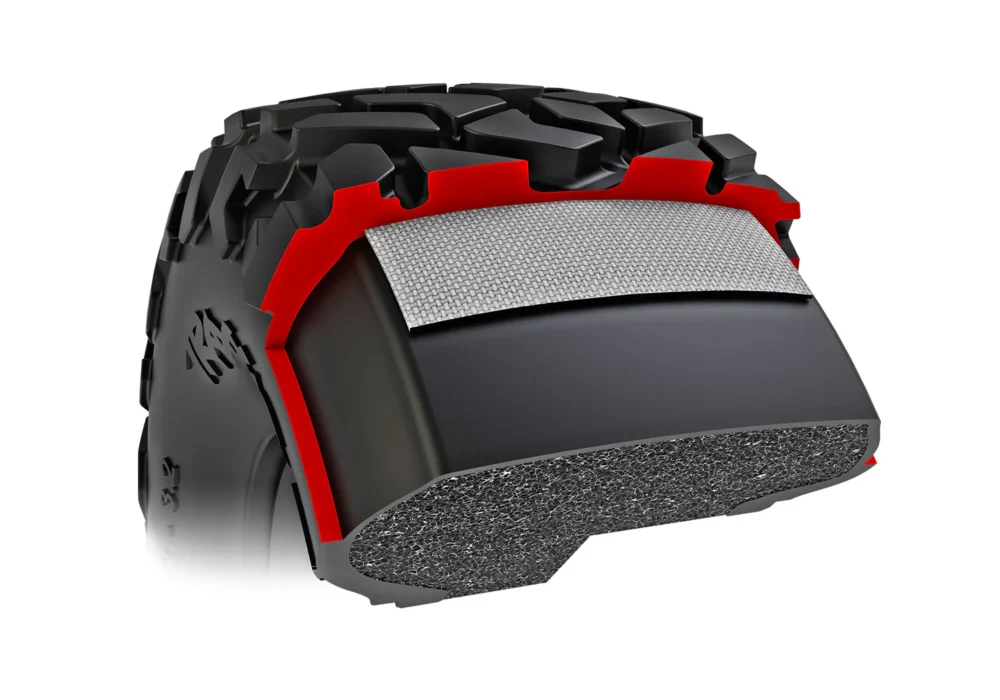 102076-4-MaxxSlash-Belted-Tire-Cutaway Traxxas - Maxx Slash 6S RTR