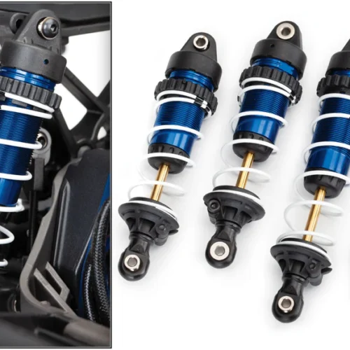 68077-4-Blue-Anodized-GTR-Shocks Traxxas slash 4x4