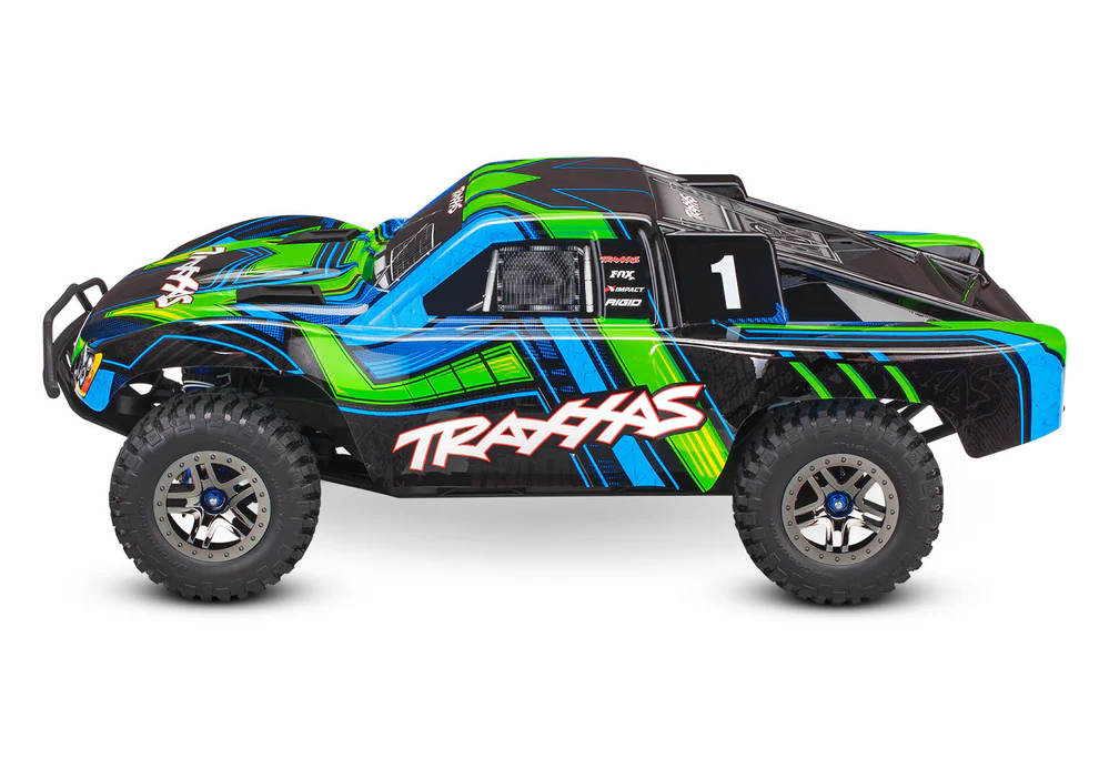68277-4-Slash-4x4-ultimate-Side-Left-RGB-GREEN Traxxas slash 4x4