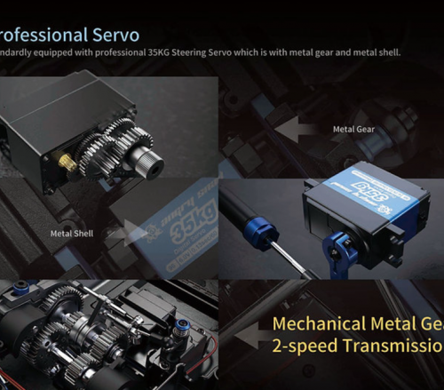 MJX-Hyper-Go-H8H-4 MJX Hyper Go H8H V2 Defender All Rock Brushless 1:8th Scale Crawler