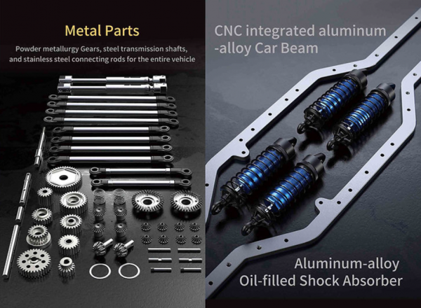 MJX-Hyper-Go-H8H-5 MJX Hyper Go H8H V2 Defender All Rock Brushless 1:8th Scale Crawler