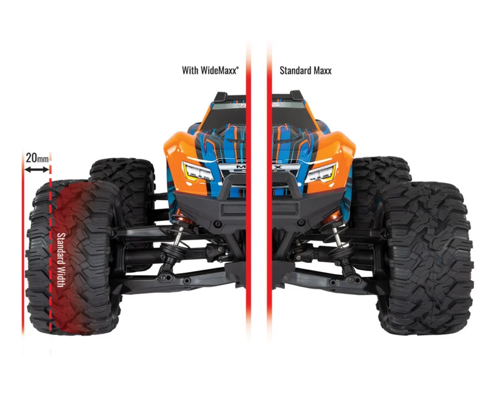 tra89086-4-grn_7 Traxxas Maxx WideMaxx 1/10 Brushless RTR 4WD Monster Truck (Green) w/TQi 2.4GHz Radio & TSM